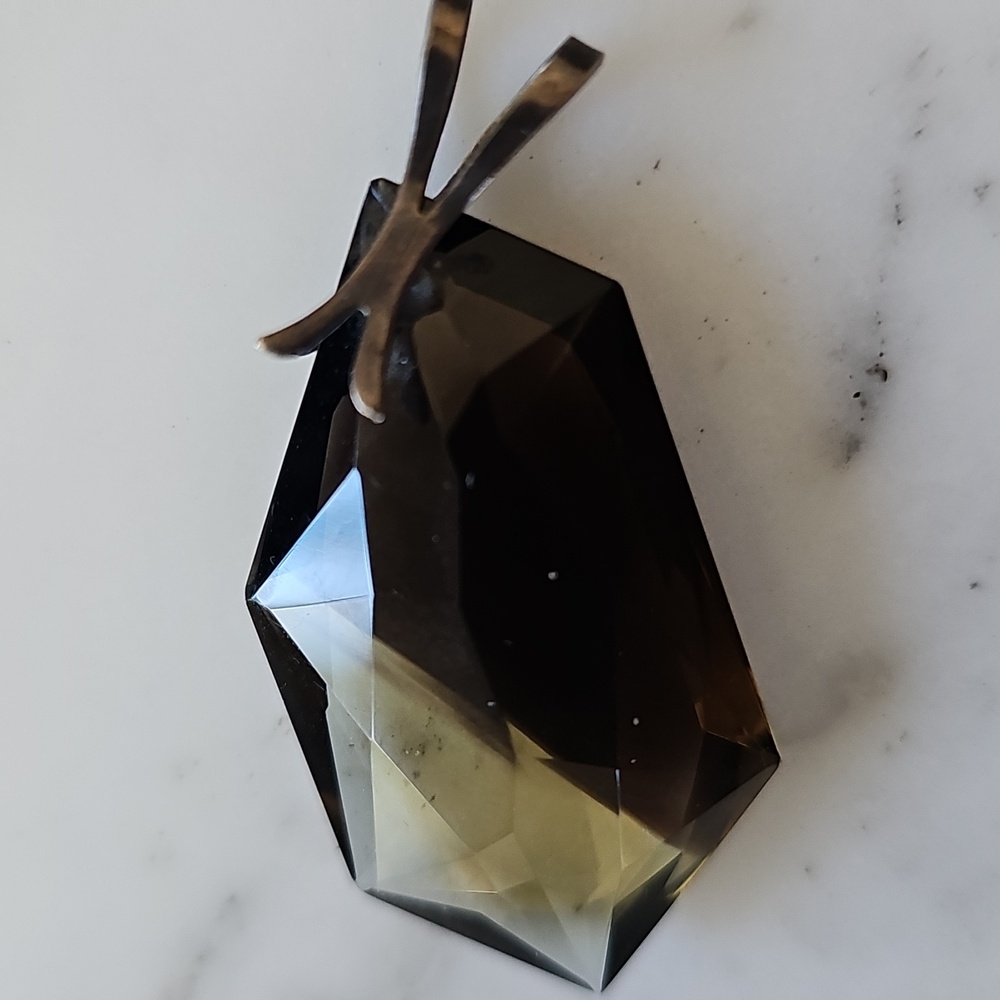🌺HP🌺Vintage Facet-Cut Smokey Quartz Pendant - Picture 4 of 9
